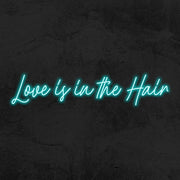love is in the hair neon sign led hair salon mk neon
