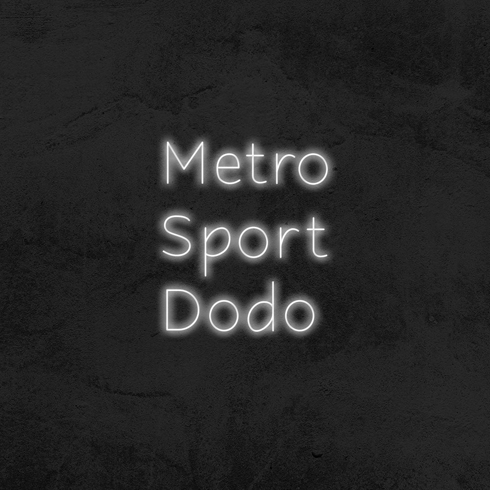 metro sport dodo led neon sign mk neon