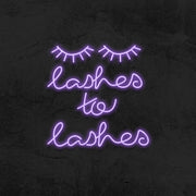 lashes to lashes neon sign led mk neon