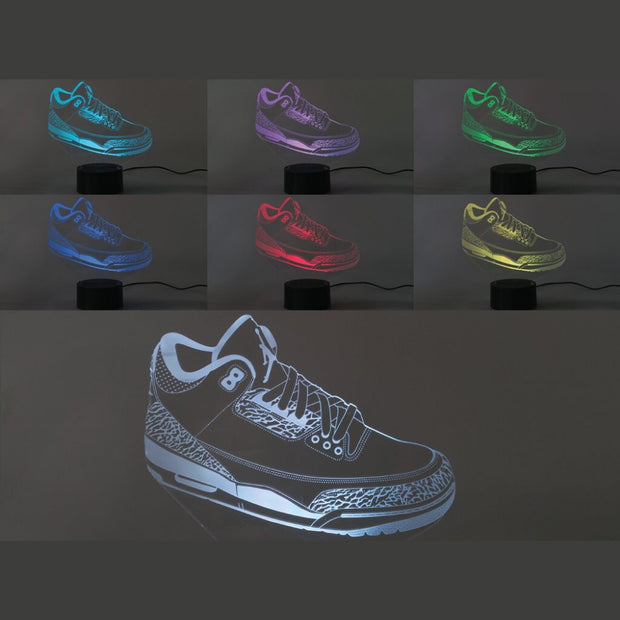 Air Jordan 3 - Sneaker LED Lights - MK Neon