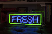 FRESH Neon Sign in Acrylic Box - MK Neon