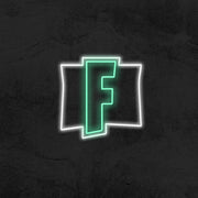 Fornite logo neon sign kid room mk neon