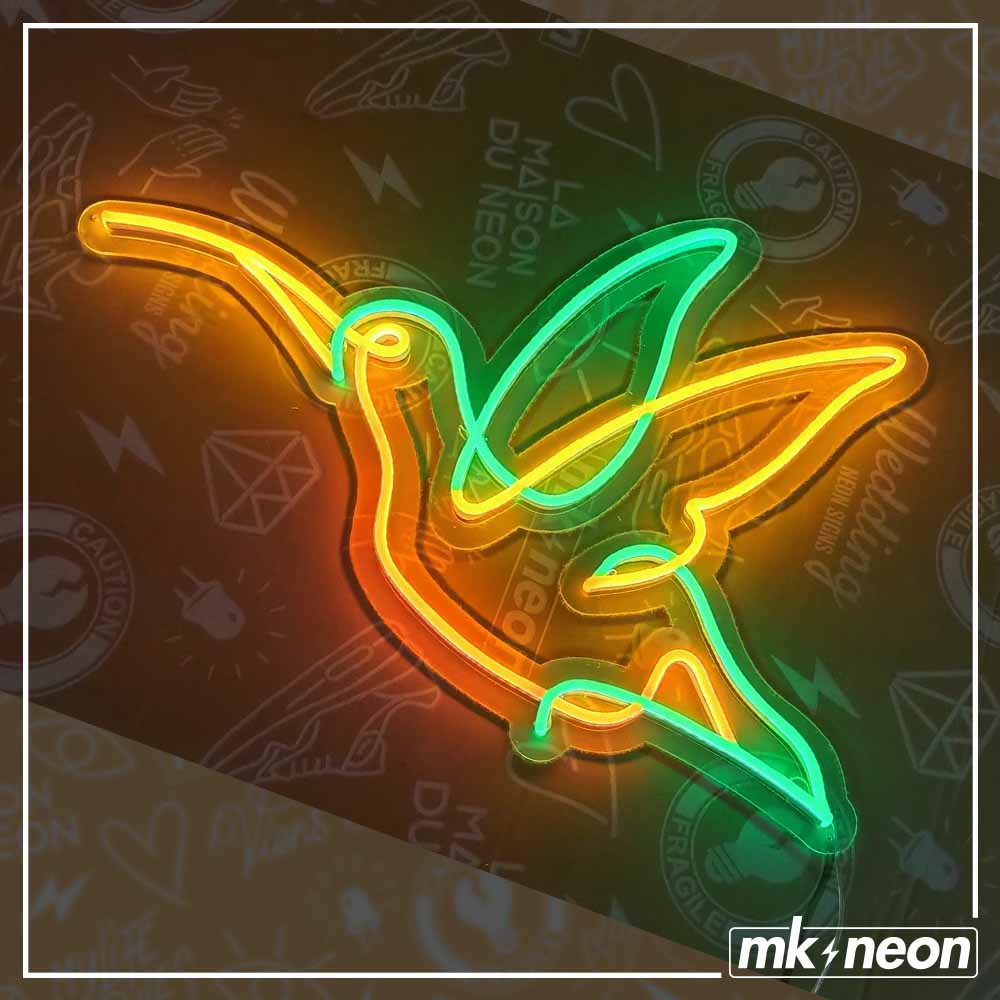Neon Hummingbird Sign Hummingbird - Flex Neon – MK Neon