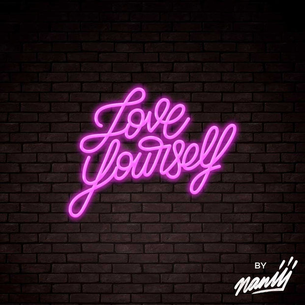 Love Yourself - Lettering neon sign