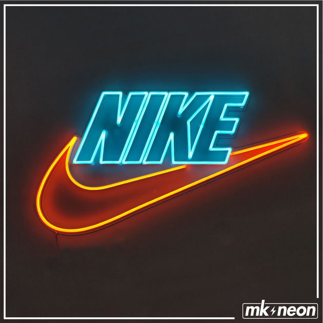 Nike Swoosh Logo Vintage Colors LED Neon sign – MK Neon