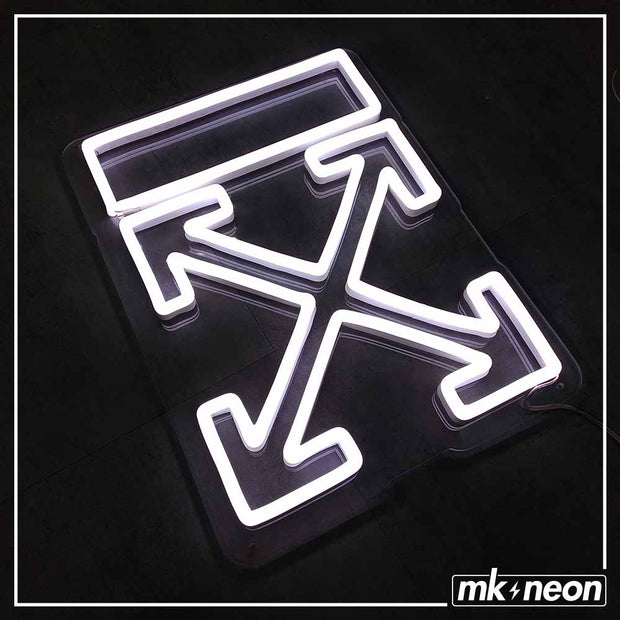 Off white neon light Clearance