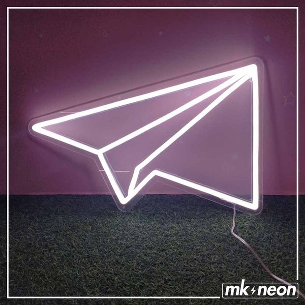 Paper Plane - LED Neon Sign