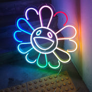 Flower Takashi Murakami neon sign led art deco mk neon