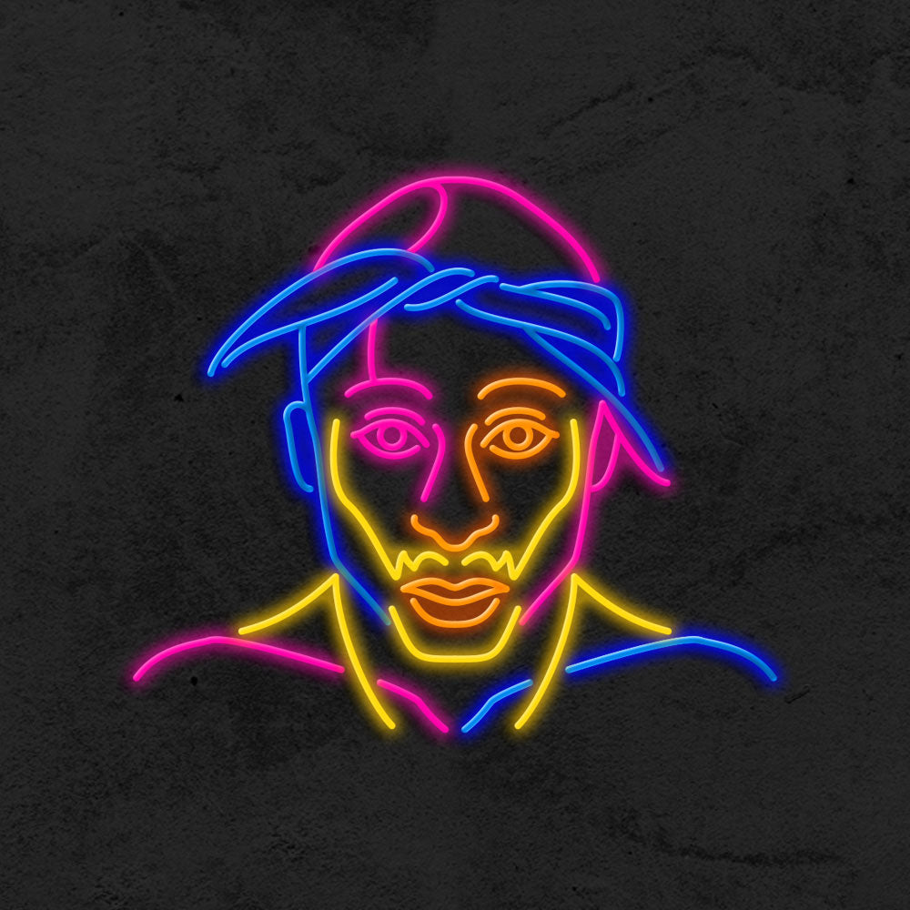 Tupac Infinity Sign Tupac - LED Neon Sign – MK Neon