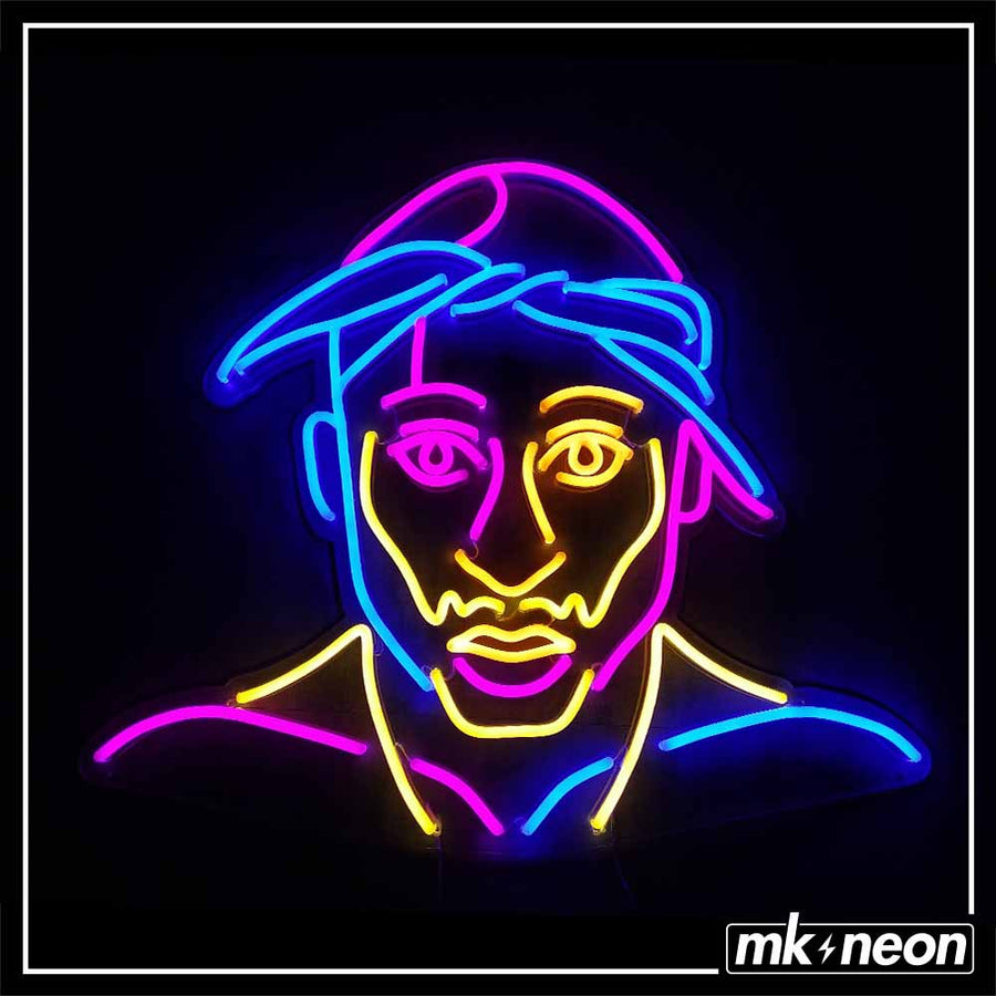 Tupac Infinity Sign Tupac - LED Neon Sign – MK Neon