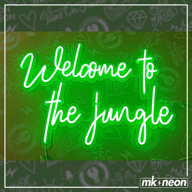Welcome to the jungle - LED Neon Sign