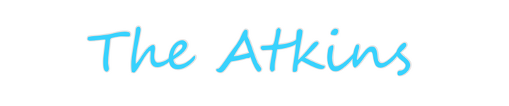 Create your Neon Sign The Atkins