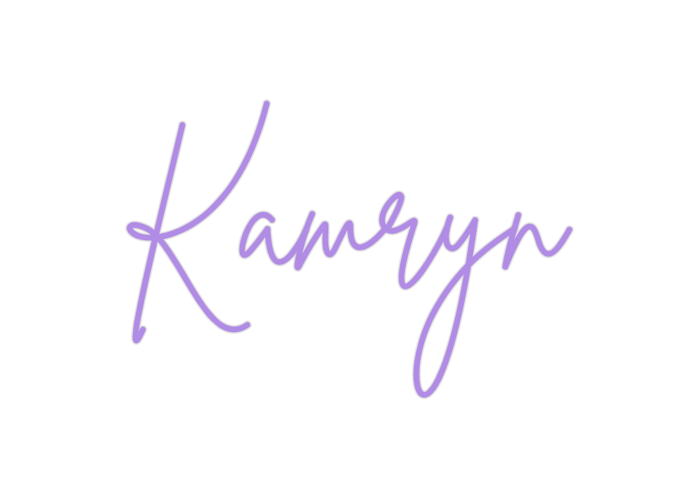 Create your Neon Sign Kamryn