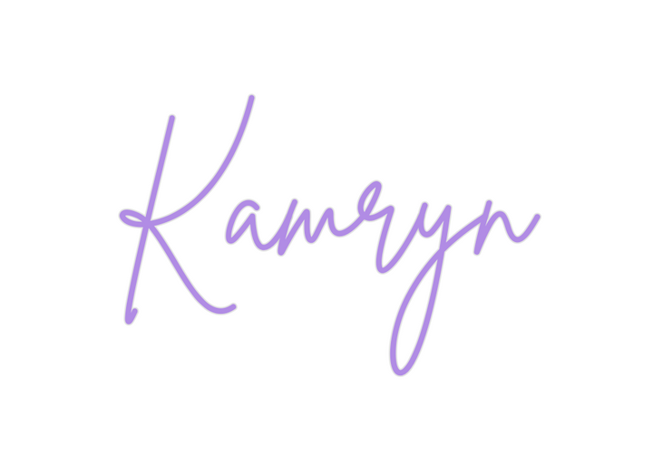 Create your Neon Sign Kamryn