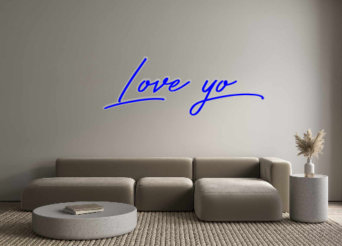 Create your Neon Sign Love yo