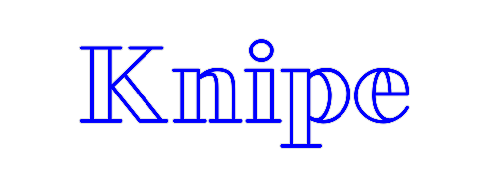 Create your Neon Sign Knipe
