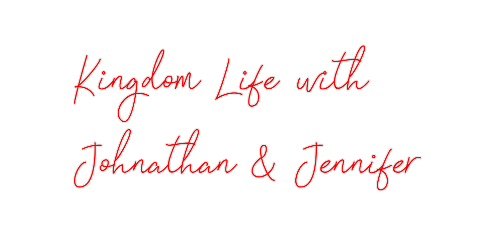 Create your Neon Sign Kingdom Life ...