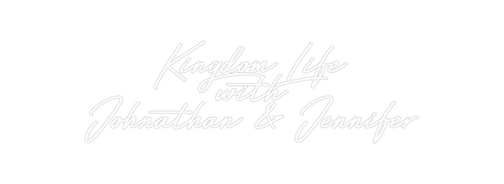 Create your Neon Sign Kingdom Life ...
