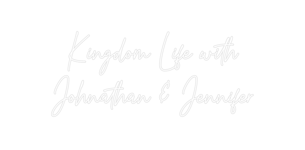 Create your Neon Sign Kingdom Life ...