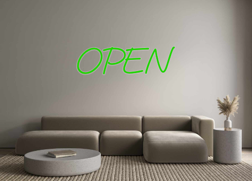 Create your Neon Sign OPEN
