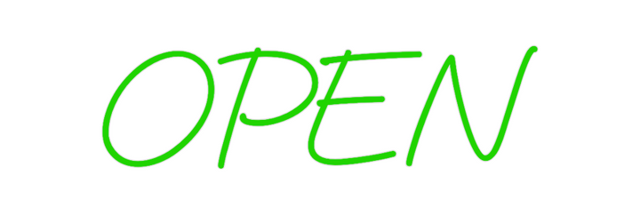 Create your Neon Sign OPEN