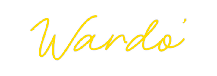 Create your Neon Sign Wardo’