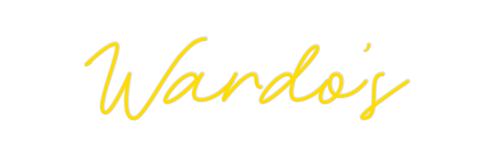 Create your Neon Sign Wardo’s