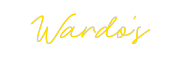 Create your Neon Sign Wardo’s