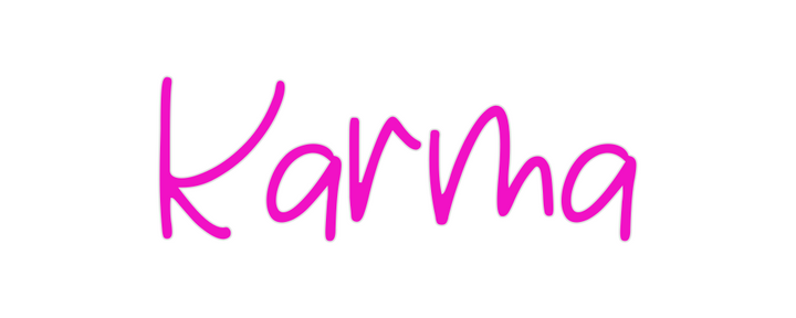 Create your Neon Sign Karma
