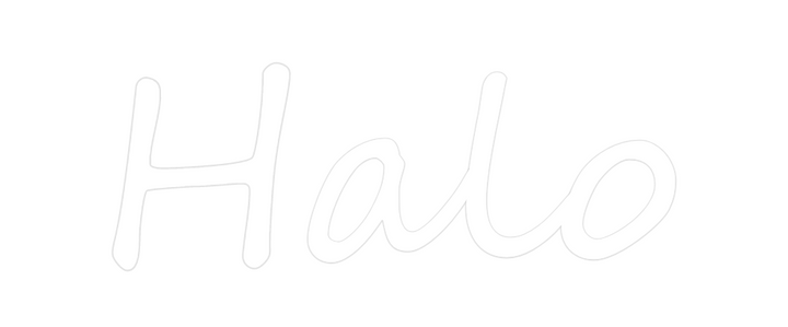 Create your Neon Sign Halo