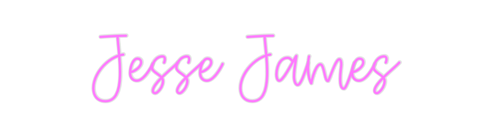 Create your Neon Sign Jesse James