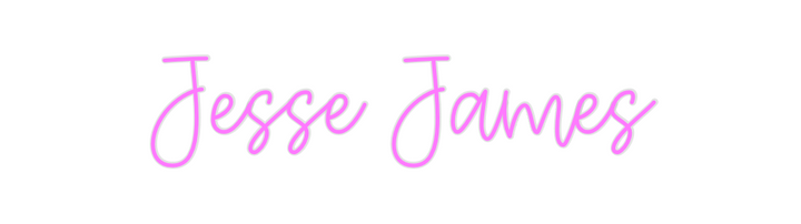 Create your Neon Sign Jesse James