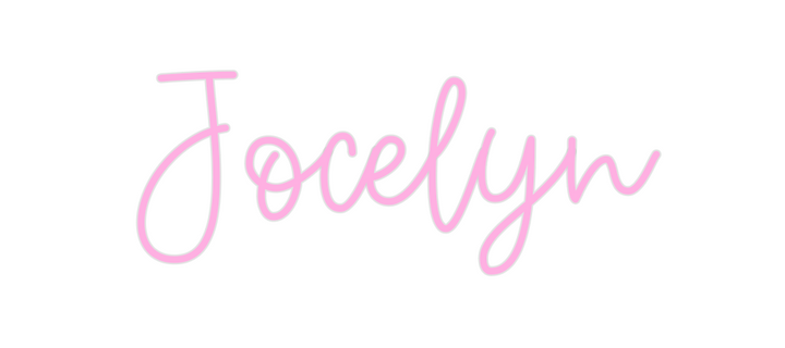 Create your Neon Sign Jocelyn