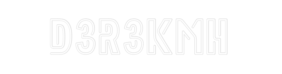 Create your Neon Sign D3R3KMH