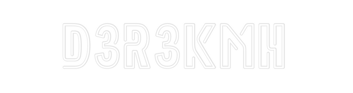 Create your Neon Sign D3R3KMH