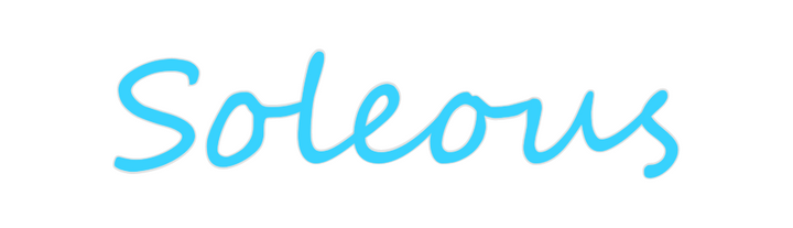 Create your Neon Sign Soleous