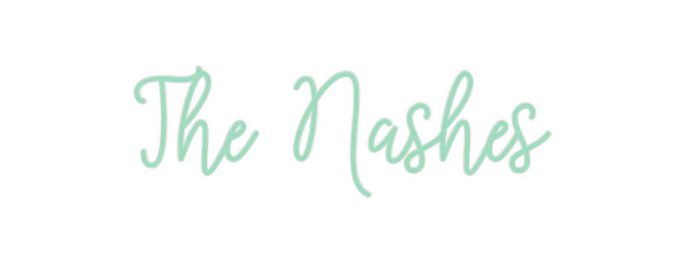 Create your Neon Sign The Nashes