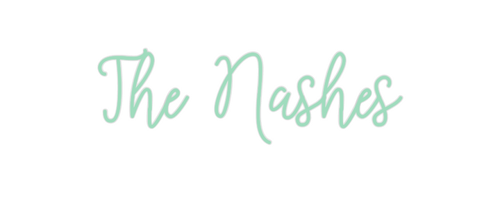 Create your Neon Sign The Nashes
