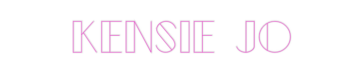 Create your Neon Sign Kensie Jo