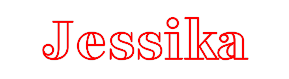Create your Neon Sign Jessika