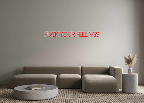 Create your Neon Sign Fuck your fee...