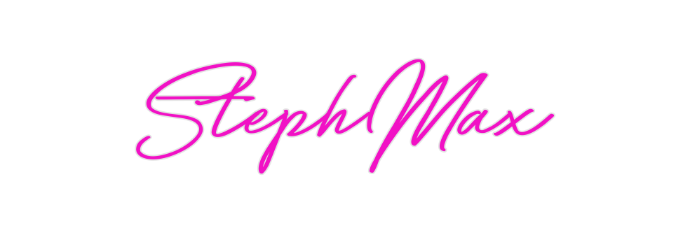 Create your Neon Sign StephMax