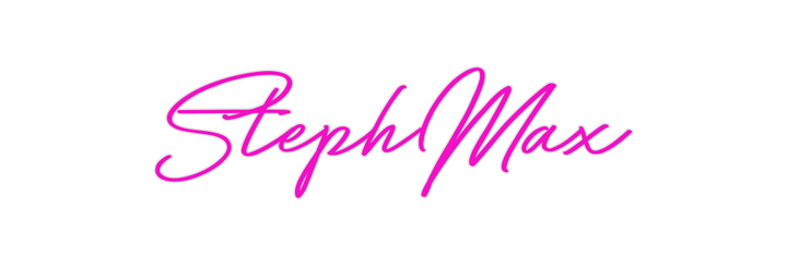 Create your Neon Sign StephMax