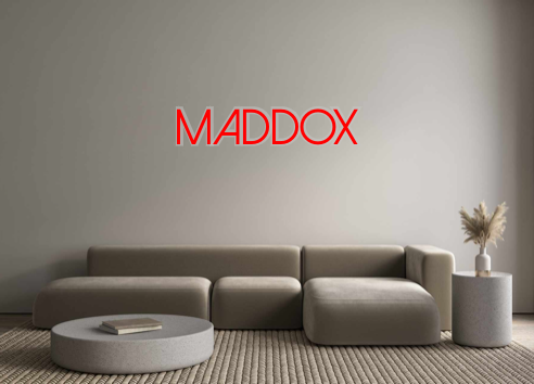 Create your Neon Sign Maddox