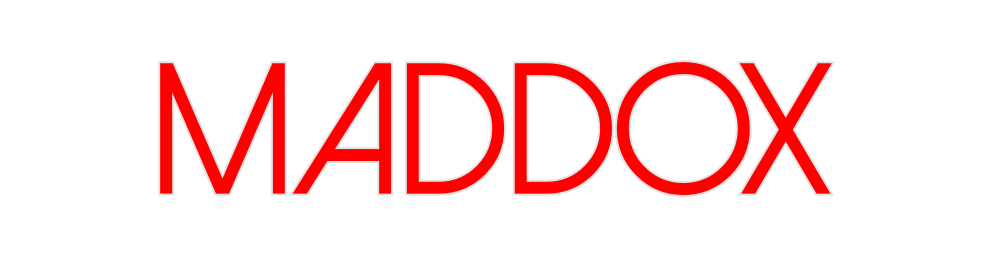 Create your Neon Sign Maddox