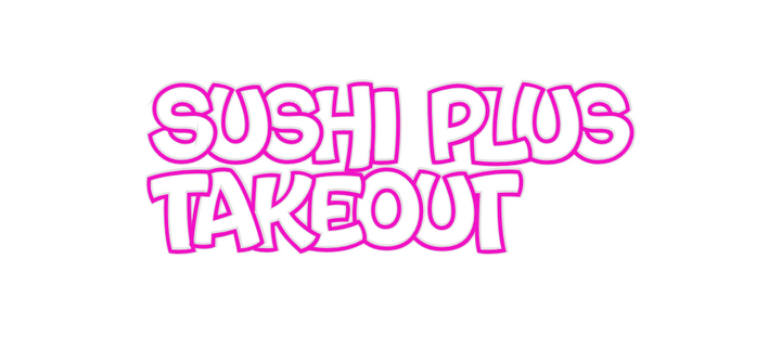 Create your Neon Sign Sushi Plus 
T...