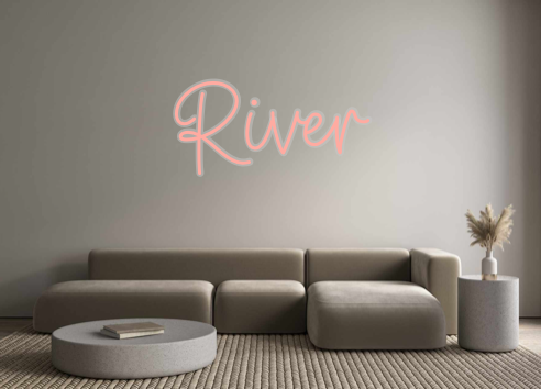 Create your Neon Sign River