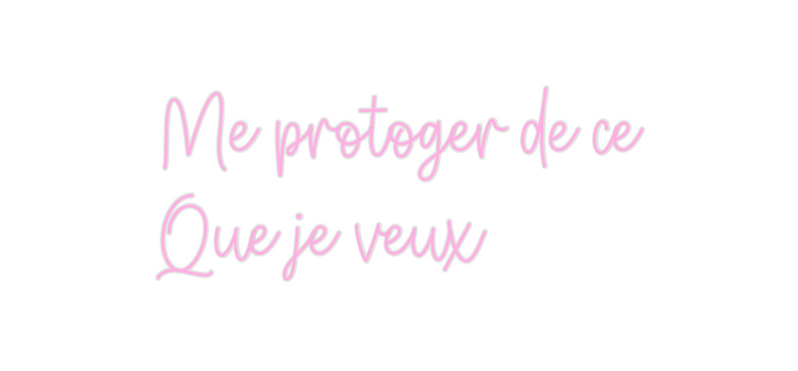 Create your Neon Sign Me protoger d...