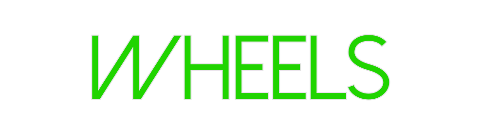 Create your Neon Sign WHEELS