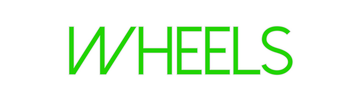 Create your Neon Sign WHEELS